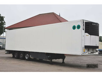 Refrigerator semi-trailer Schmitz Cargobull SKO 24, Rohrbahnen, Fleisch, Liftachse: picture 1