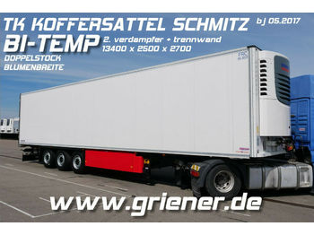 Refrigerator semi-trailer Schmitz Cargobull SKO 24/ TK ONE /DOPPELSTOCK / BI TEMP / BLUMEN: picture 1