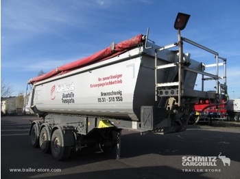 Tipper semi-trailer Schmitz Cargobull Tipper Steel half pipe body 25m³: picture 1