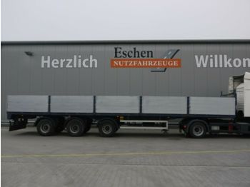 Dropside/ Flatbed semi-trailer Schröder 3 Achs, zwangsgelenkt, Luft/Lift: picture 1