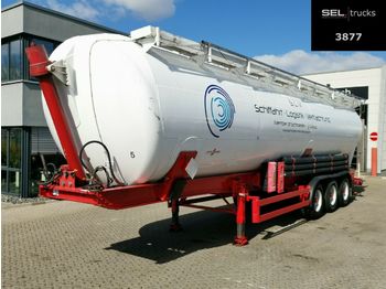 Tank semi-trailer for transportation of silos Spitzer SK 2460 Zi AL GGVS / 60  m3 /Lenkachse /KIPPSILO: picture 1
