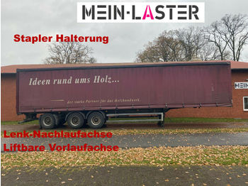 Curtainsider semi-trailer System Trailer Edscha Lenkachse Staplerhalterung: picture 1