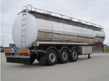 Dijkstra 38.000 L, 1 comp., insulated, pressure, heating - Tank semi-trailer