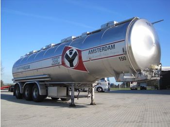Dijkstra 43.000 L., 1 comp., FOOD TANK, Heating - Tank semi-trailer