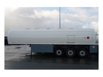 Schrader 3 AXLE GASOLINE TANKTRAILER - Tank semi-trailer