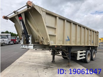 Tipper semi-trailer Stas 25 cub in alu