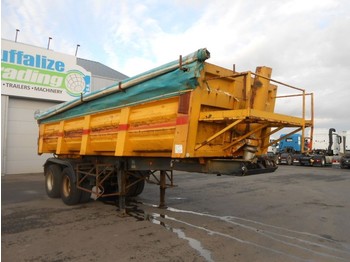 Tipper semi-trailer Trailor 2 axles twin tyres - full steel: picture 1