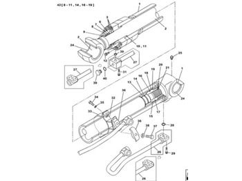 Hydraulic cylinder CASE