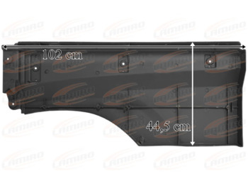New Fender for Truck DAF 106XF 2013- MUDGUARD EXTENSION RIGHT INT. DAF 106XF 2013- MUDGUARD EXTENSION RIGHT INT.: picture 2