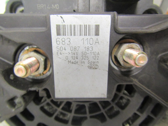 Electrical system for Truck IVECO DAILY 3.0 (FICE 3481C) ALTERNATOR 110AMP P/NO 504087183: picture 2