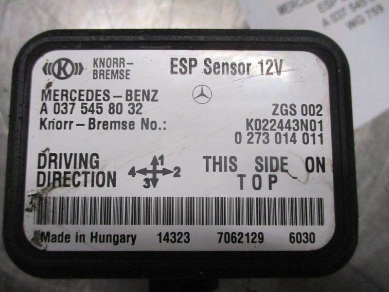 Electrical system for Truck Mercedes-Benz ACTROS A 037 545 80 32 ESP SENSOR EURO 6: picture 2
