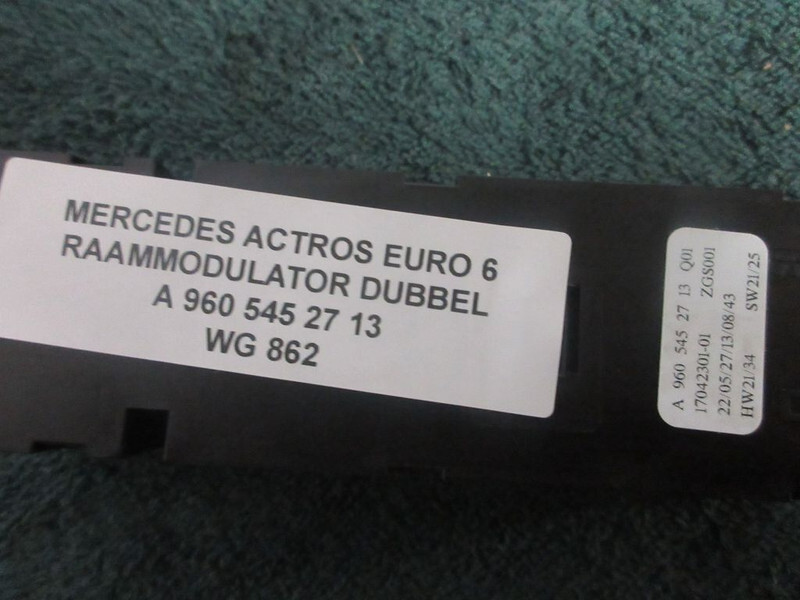 Electrical system for Truck Mercedes-Benz ACTROS A 960 545 27 13 RAAMMODULATOR DUBBEL EURO 6: picture 2