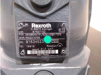 Hydraulic motor for Construction machinery Rexroth A6VM80HA1R1/63W-VZB0170TA -: picture 5