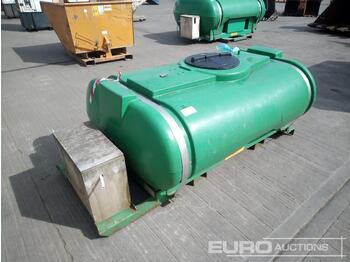 Storage tank 2012 Trailer Engineering Skid Mounted Plastic Water Bowser, 240Volt Pump: picture 1