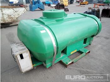 Storage tank 2014 Trailer Engineering Skid Mounted Plastic Water Bowser, 240Volt Pump: picture 1