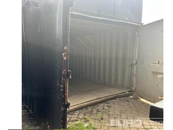 Shipping container 20' x 8' Steel Container (Door Damaged and Roof Leaks) (Sold Offsite - to be collected from Friel Construction Newtack Farm, Walsall Road, Great Wryley, WS6 6AP): picture 1