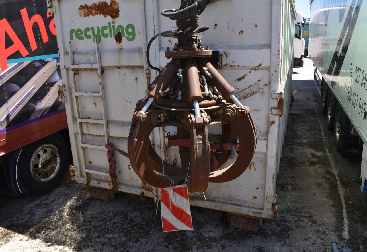 Roll-off container (D) 2000 hook trough with crane and grab: picture 10