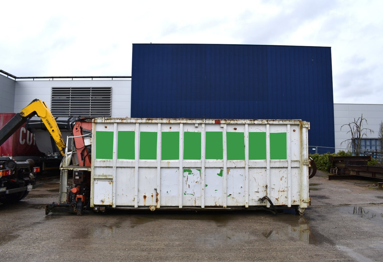 Roll-off container (D) 2000 hook trough with crane and grab: picture 18