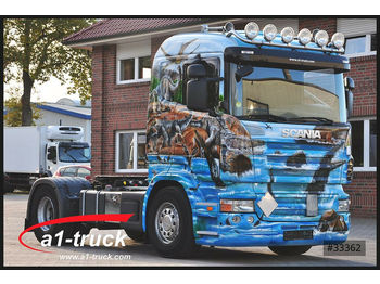 Tractor unit Scania R 380 Kipphydraulik, Motor leckt Diesel !!: picture 1