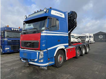 Tractor unit Volvo FH 540 8X4 Globetrotter Euro 5 HMF 4020 K6 + Fly jib: picture 5
