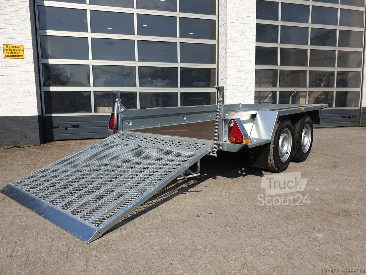 New Plant trailer 3000kg Bagger und Maschinen Transport Anhänger Brenderup MT 3080 Ntzlast 2350kg direkt: picture 9
