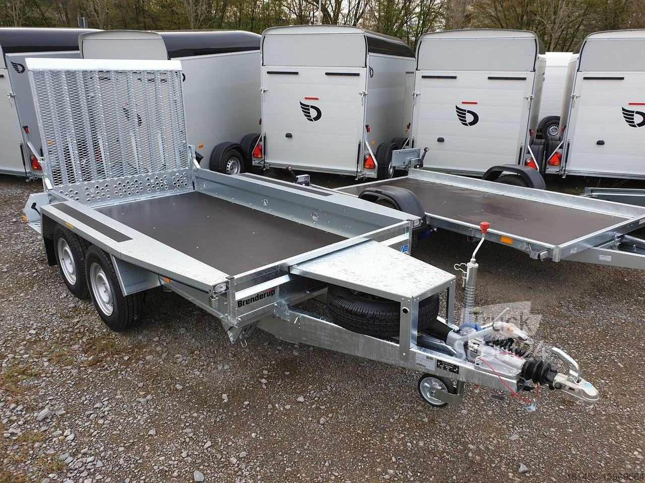 New Plant trailer 3000kg Bagger und Maschinen Transport Anhänger Brenderup MT 3080 Ntzlast 2350kg direkt: picture 7