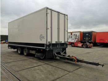 Closed box trailer DRACO DAMT 1800 / FLOWERS TRANSPORT / HEATING /
