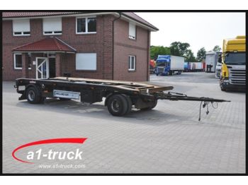 Hüffermann Wellmeyer  Abrollanhänger, Luftfederung, zwillin  - Container transporter/ Swap body trailer