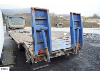 Low loader trailer Damm 3 aks maskinslep: picture 1