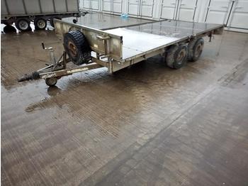 Dropside/ flatbed trailer Ifor Williams Twin Axle Flat Trailer