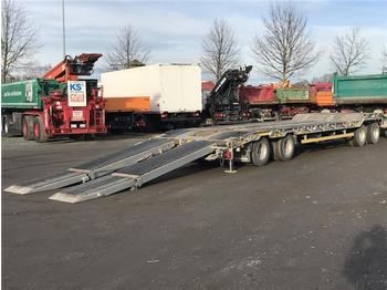 Low loader trailer for transportation of heavy machinery Goldhofer 4 Achs Tieflader TU 4 32/80: picture 1