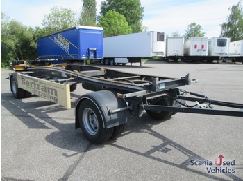 Container transporter/ Swap body trailer Hueffermann HSA 18.70 LS Abrollanhänger: picture 1