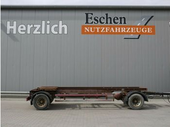 Container transporter/ Swap body trailer Hüffermann HSA 18.65 Schlitten, Blatt: picture 1