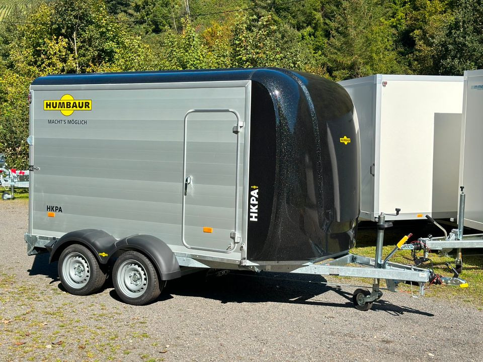 Closed box trailer Humbaur HKPA 263217 Tandem - Design Kofferanhänger mit Rampe: picture 17
