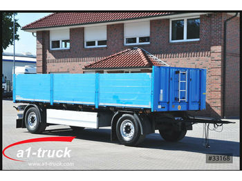 Dropside/ Flatbed trailer Krone AZP 18, Baustoff, Multilock, Steckrungen HU 07/2: picture 1