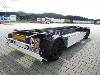 Container transporter/ Swap body trailer Krone - BDF MAXI - Jumbo Anhänger mit Palettenkasten: picture 1