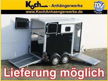 Ifor Williams HB506 mit Frontausstieg Klappenkombi, schwarz - Livestock trailer