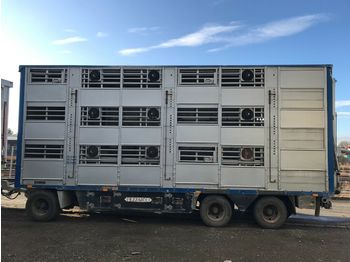 Livestock trailer Pezzaioli Pezzaiolli 3 Stock ausfahrbares Dach