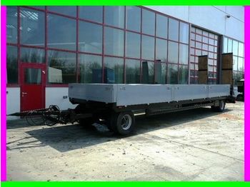 Müller-Mitteltal 2 Achs Tieflader mit Bordwände, gerader Ladefläche - Low loader trailer