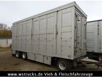 Livestock trailer Menke 2 Stock Ausahrbares Dach Vollalu  7,50m: picture 1