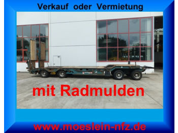 Low loader trailer Müller-Mitteltal  4 Achs Tieflader- Anhänger mit Radmulden: picture 1