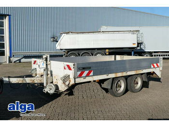 Dropside/ Flatbed trailer Obermaier TUE 65 A mit Alu-Rampen: picture 1
