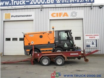 Low loader trailer for transportation of heavy machinery Obermaier T 4035 Tandem Tieflader Lange Rampen: picture 1