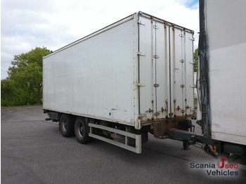 Closed box trailer SOMMER Tandem Anh. Koffer LBW Durchlader: picture 1
