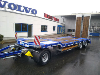 New Low loader trailer Schwarzmüller 3-A hydr.Rampen Baggermulde Spritzverzinkt Eiche: picture 1