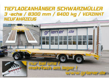 New Low loader trailer Schwarzmüller G SERIE/ TIEFLADER / RAMPEN /BAGGER  6340 kg: picture 1