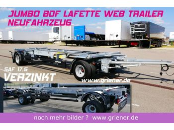 New Container transporter/ Swap body trailer Web-Trailer JUMBO / MAXI BDF 7,15/7,45 LAFETTE 960 mm höhe: picture 1