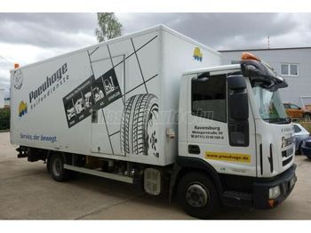 Box truck IVECO Eurocargo ML 75 E 16 Koffer+HF