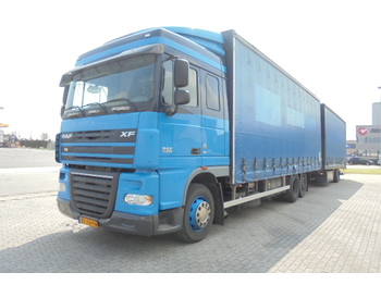 Curtainsider truck DAF FAR 105.410 6X2