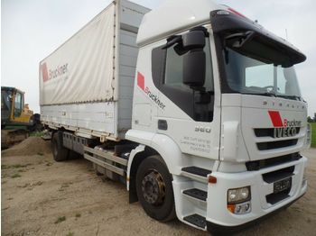 Curtainsider truck Iveco 360stralis